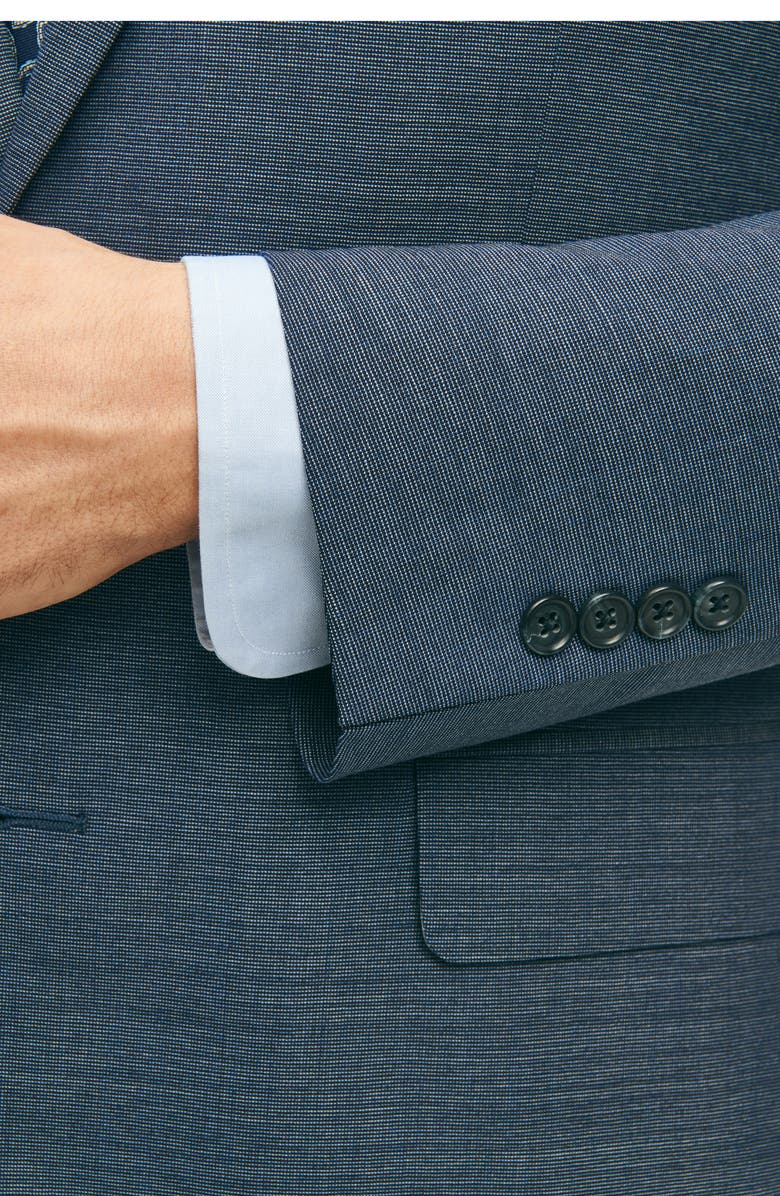 Brooks Brothers Performance Water Repellent Wool Suit Jacket, Alternate, color, 