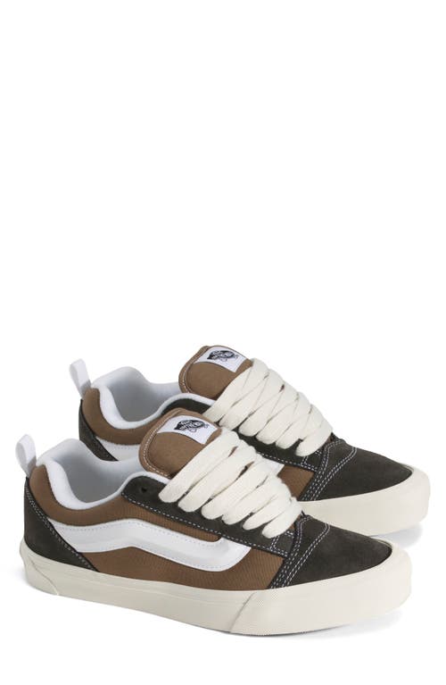 Vans Knu School Color Blocking Sneaker In Brown