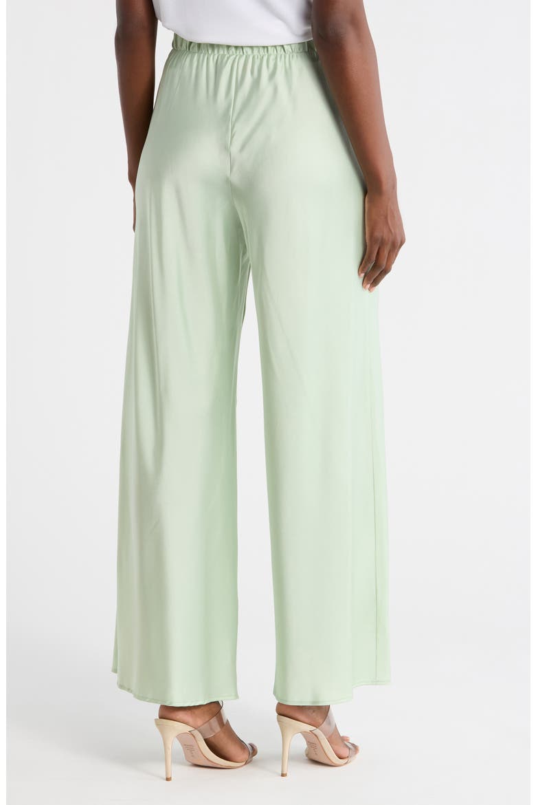Satin Wide Leg Pants, Alternate, color, PISTACHIO