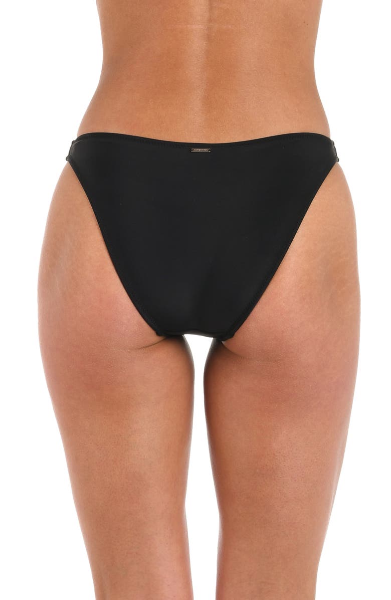 L'AGENCE Jean Bikini Bottoms, Alternate, color, Black