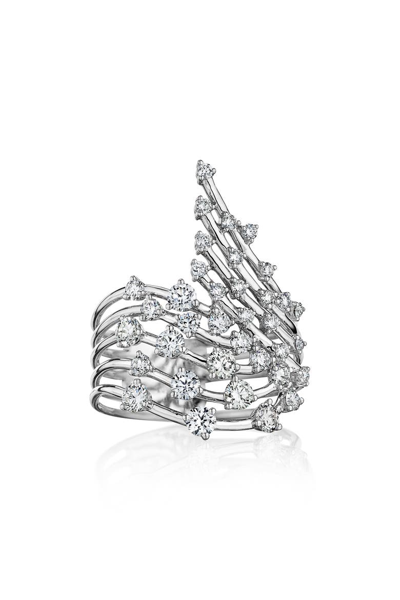 Luminus Diamond Ring, Main, color, WHITE GOLD