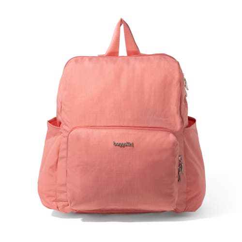 Baggallini Carryall Packable Backpack In Terracotta