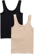 Nordstrom Seamless Assorted 2-Pack Layering Tanks