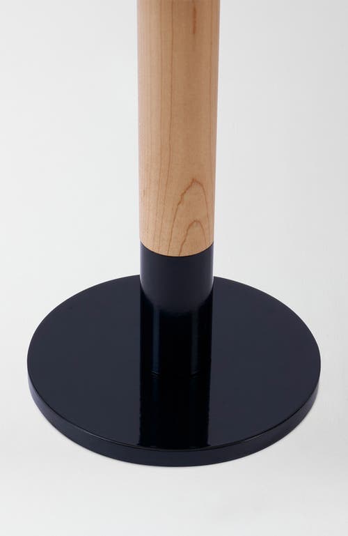 Brightech Arthur 18" Led Table Lamp With Wood Accent And Classic Silhouette, Bulb Included In Neutral