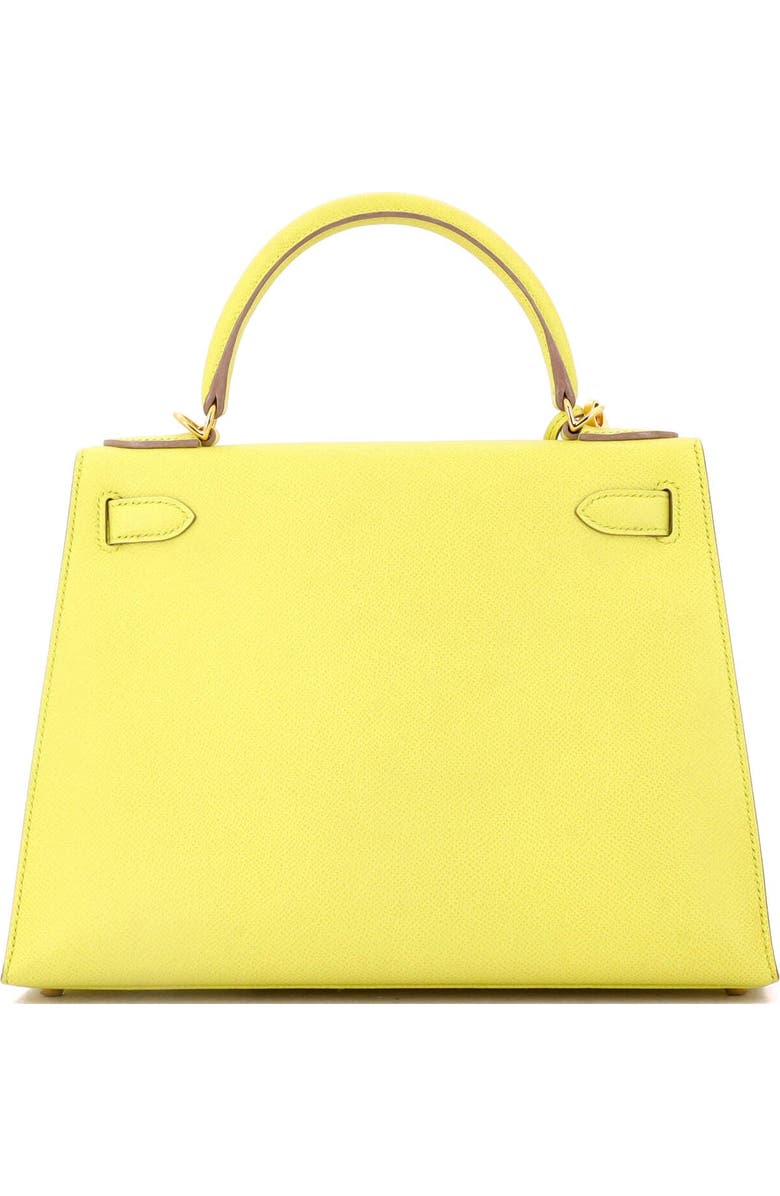 Pre-Owned Hermes Kelly Handbag Yellow Epsom with Gold Hardware 28, Alternate, color, Soufre