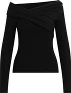 Favorite Daughter Charmed One-Shoulder Merino Wool Top