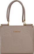 bebe Zenia Braided Handle Tote Bag
