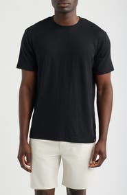 AG Bryce Crewneck Stretch Linen T-Shirt