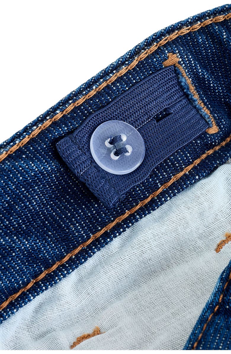 NEXT Kids' Embroidered Flare Jeans, Alternate, color, Blue