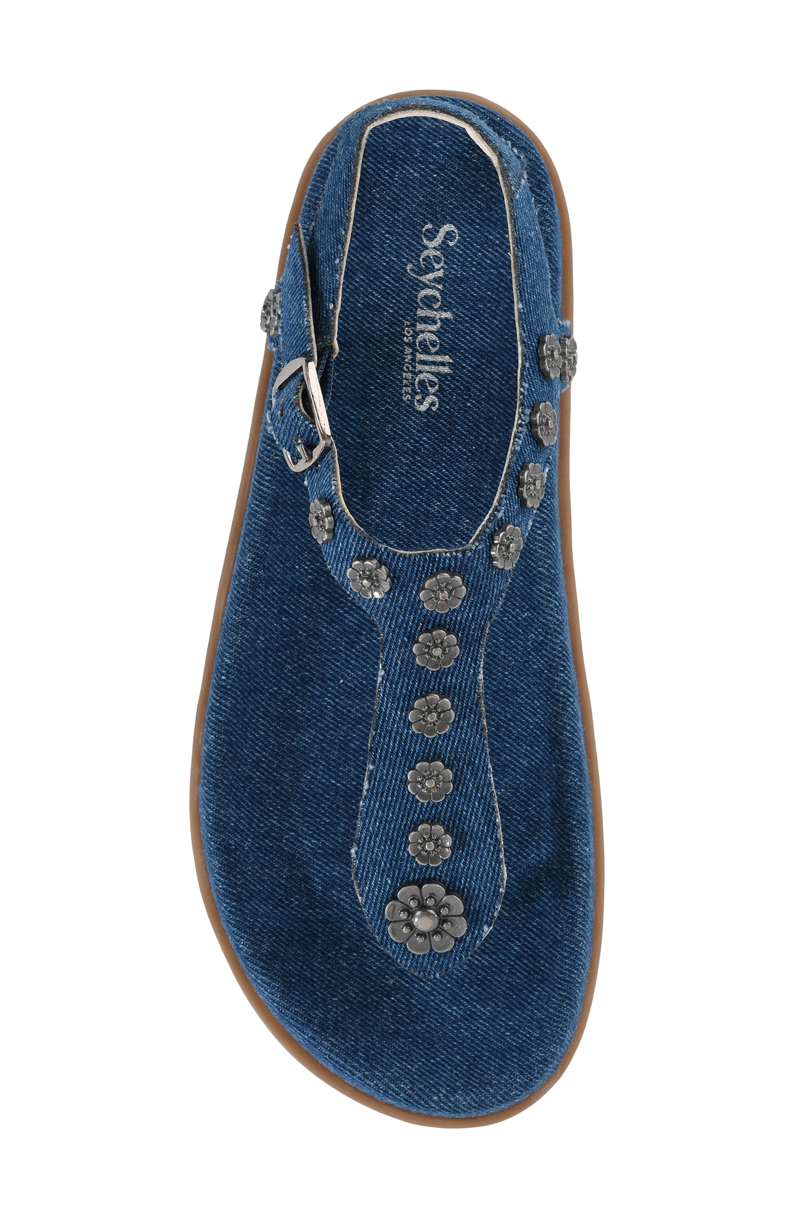 Seychelles Sunday Funday Slingback Platform Sandal, Alternate, color, Denim