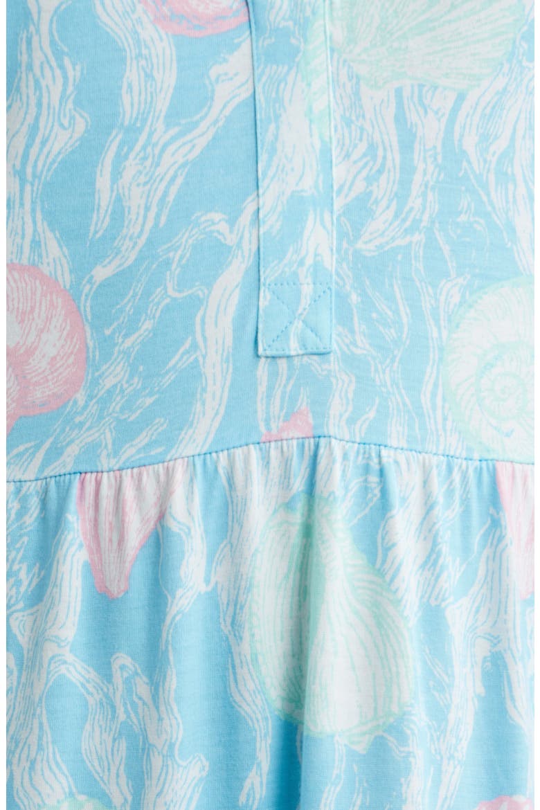 Riegan Print Sleeveless Tiered Maxi Dress, Alternate, color, CAPRI BLUE SHELDEN