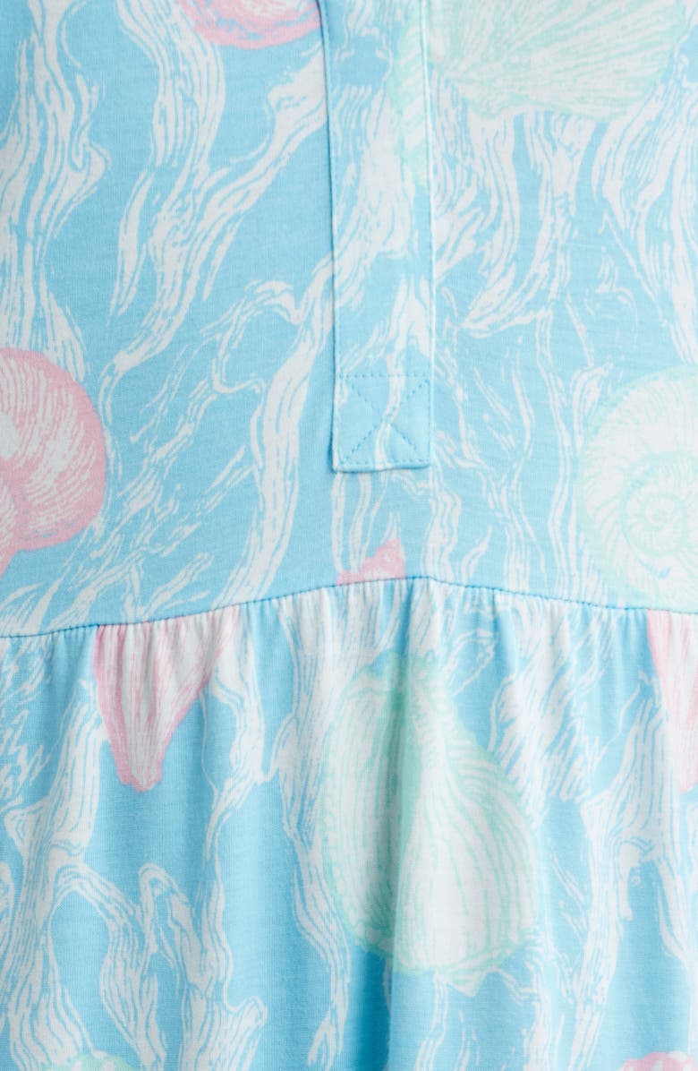 Lilly Pulitzer<sup>®</sup> Riegan Print Sleeveless Tiered Maxi Dress, Alternate, color, Capri Blue Shelden