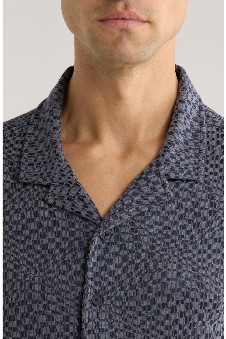 Cillian Camp Shirt, Alternate, color, DEEP BLUE