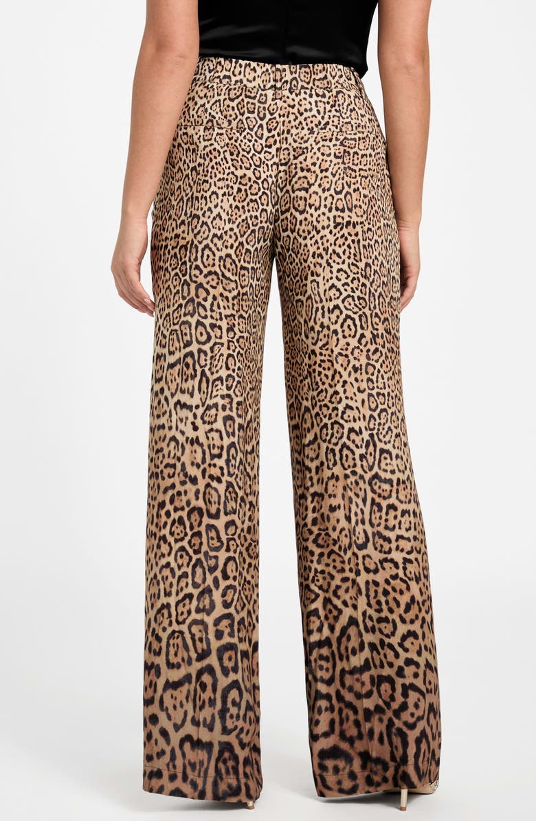 Marciano Amy Leopard Print Wide Leg Pants, Alternate, color, Charming Leopard Print