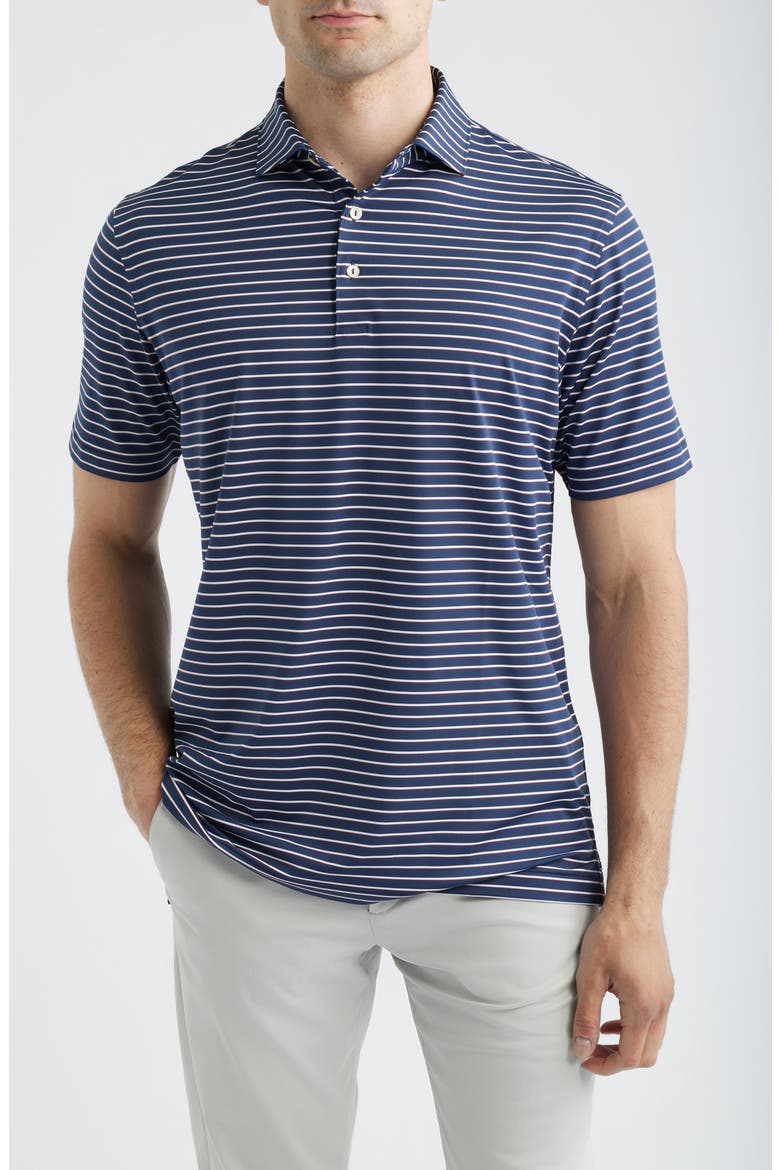 Jones Performance Jersey Golf Polo, Main, color, NAVY