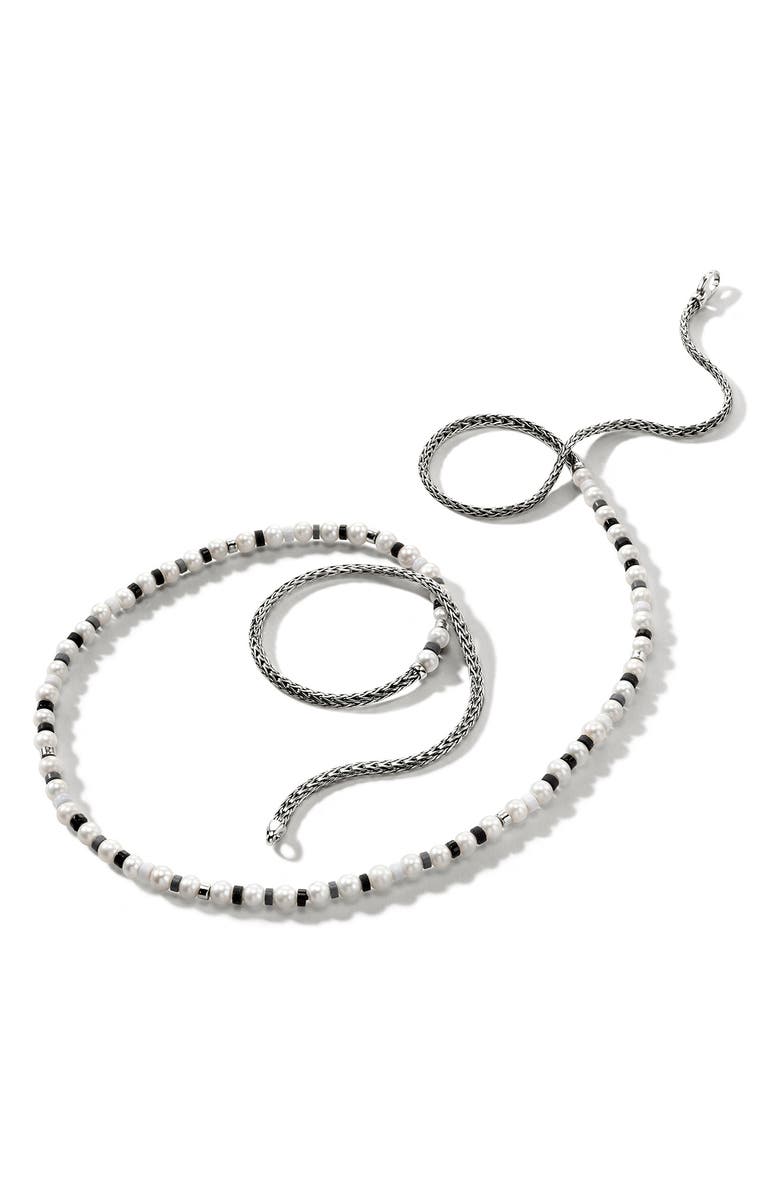 John Hardy Colorblock Slim Chain Necklace, Alternate, color,