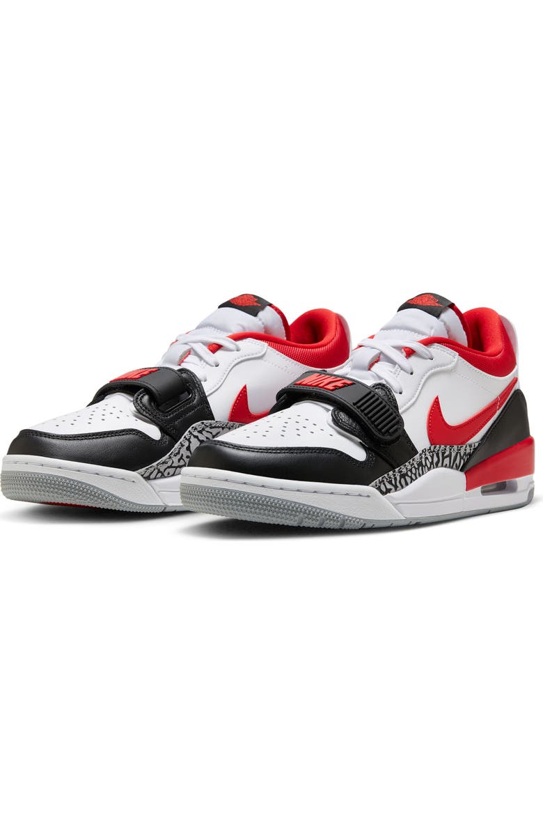Nike Air Jordan Legacy 312 Low Sneaker, Main, color, White/ Fire Red/ Black/ Grey