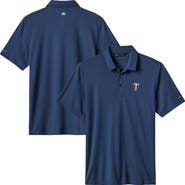 TravisMathew Men's TravisMathew Navy Minnesota Twins Playoff Pitch Tri-Blend Polo