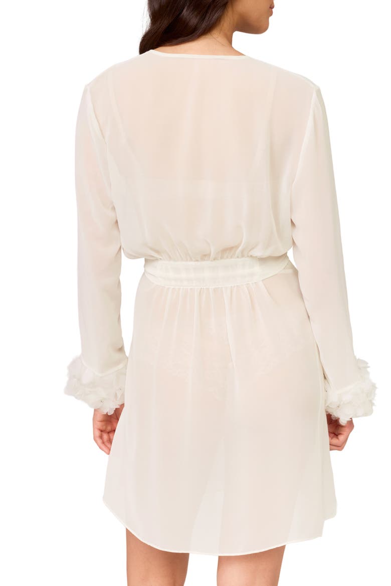 Haven Chiffon Robe, Alternate, color, IVORY