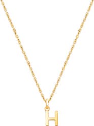 Tiny Blessings 14K Gold Modern Initial 12-14" Necklace