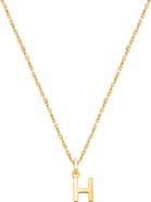 Tiny Blessings 14K Gold Modern Initial 12-14" Necklace