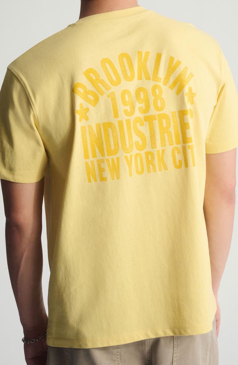 Brooklyn Industries Relaxed Vintage Graphic T-Shirt, Alternate, color, Dusky Citron