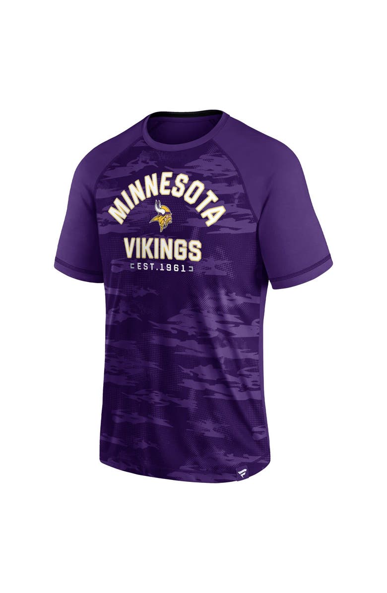 FANATICS Men's Fanatics Branded Purple Minnesota Vikings Hail Mary Raglan T-Shirt, Alternate, color, 