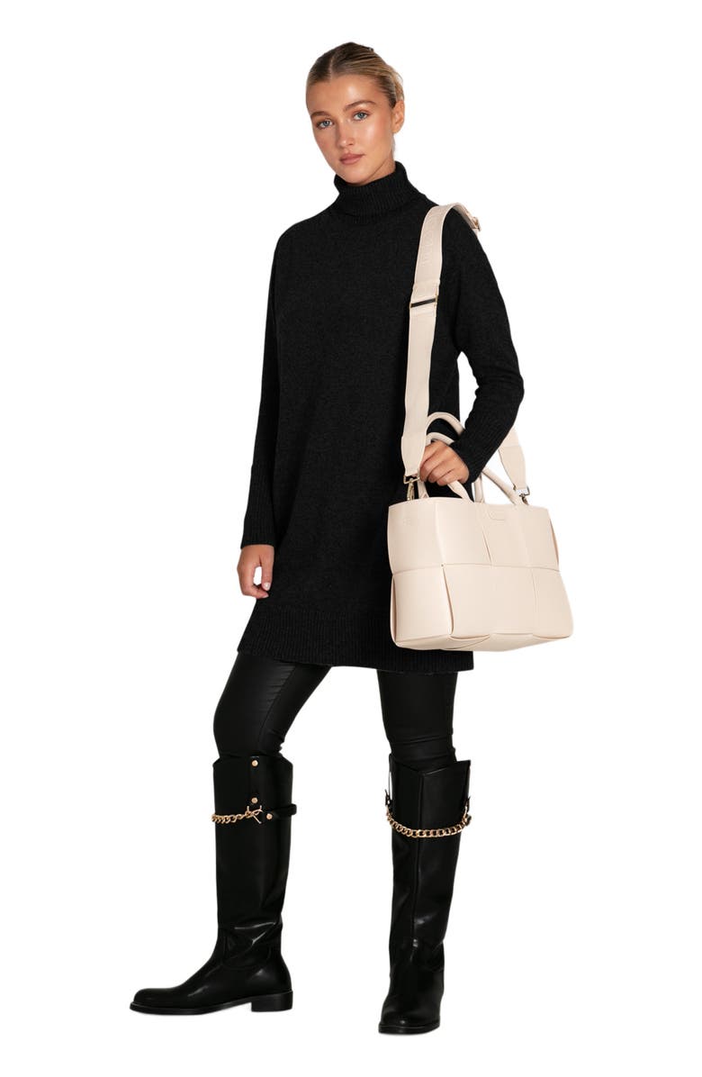 Belle & Bloom Nothing Compares Knit Dress, Main, color, Black