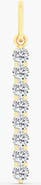 Everlee Vertical Bar Lab Diamond Charm in 14K