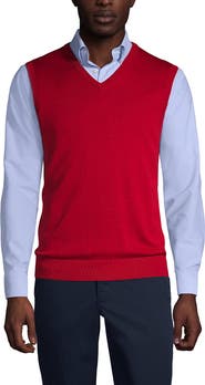 Lands' End School Uniform  Cotton Modal Fine Gauge Sweater Vest