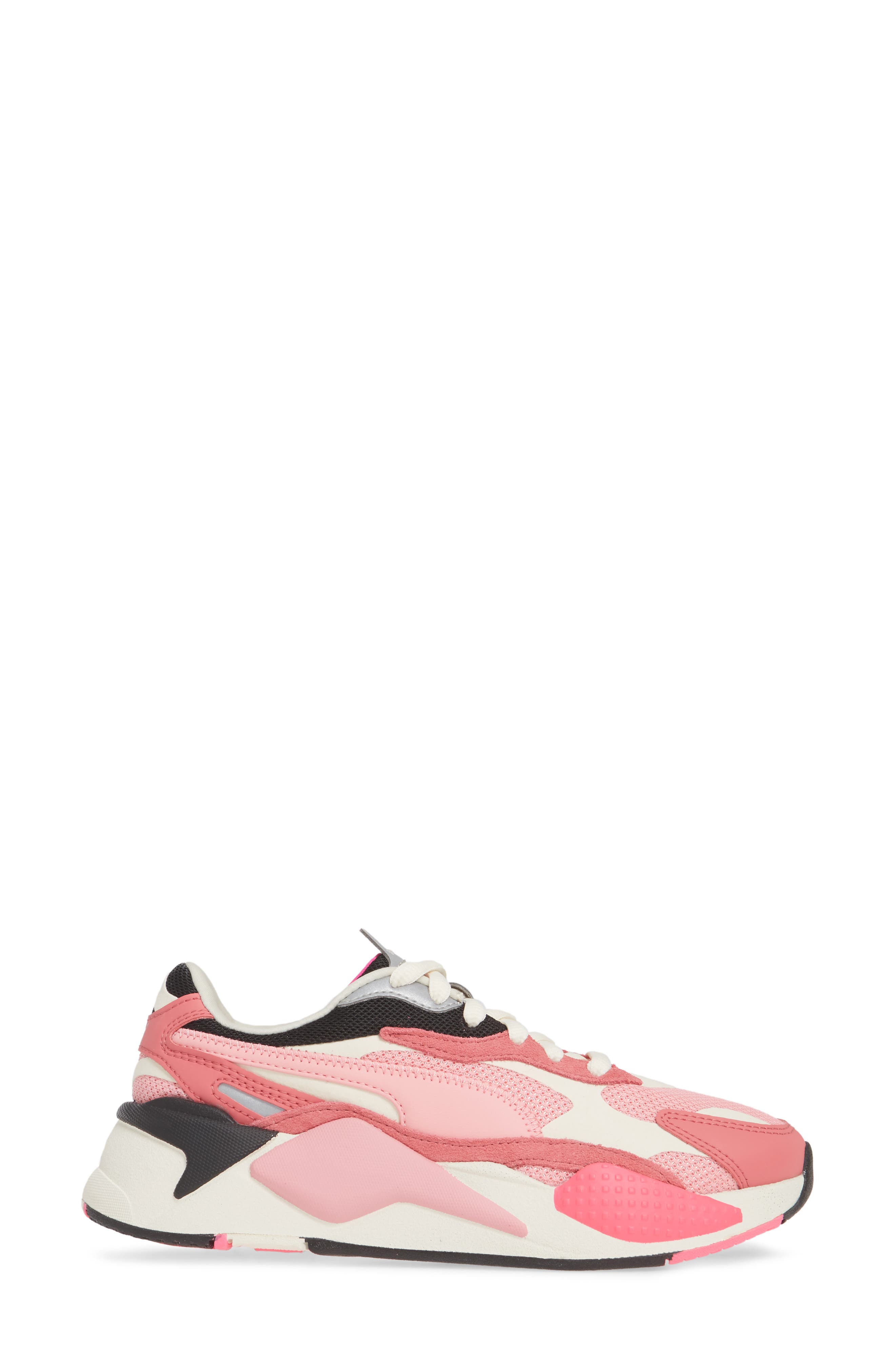 RS-X3 Puzzle Sneaker, Alternate, color, RAPTURE ROSE/ PEONY/ WHITE