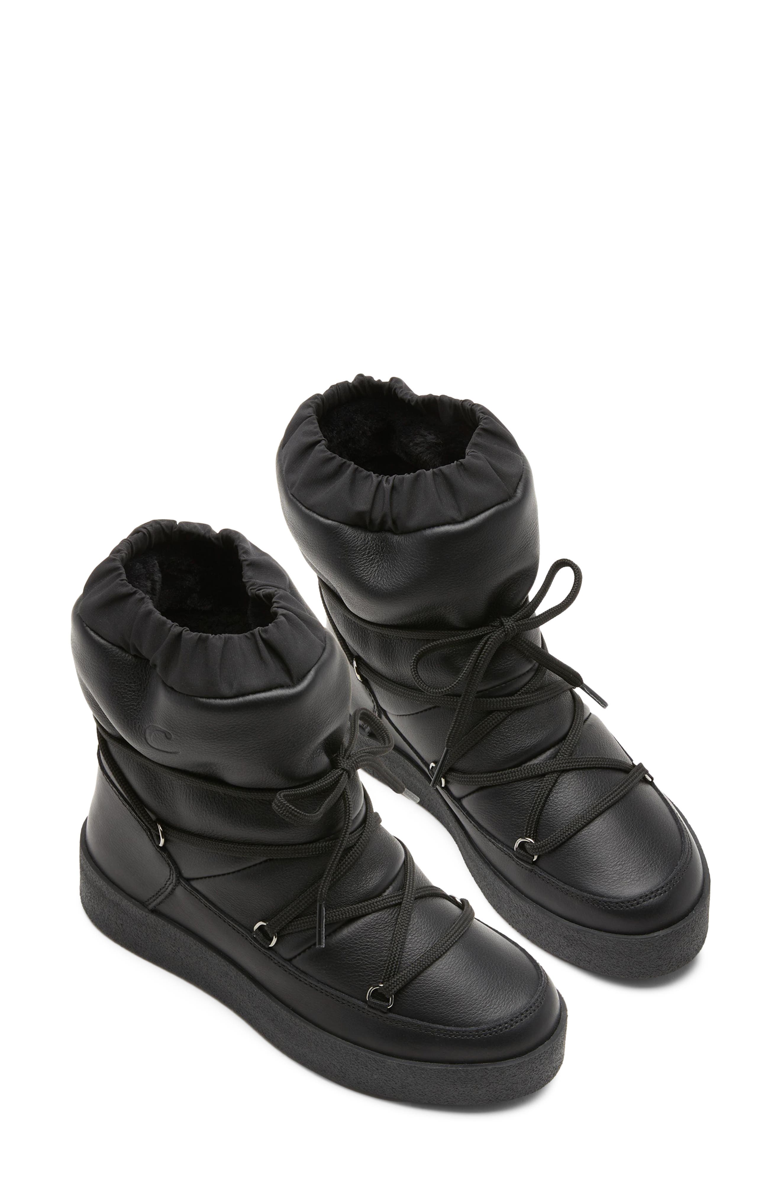 Extreme Leather Winter Boot, Alternate, color, BLACK LEATHER