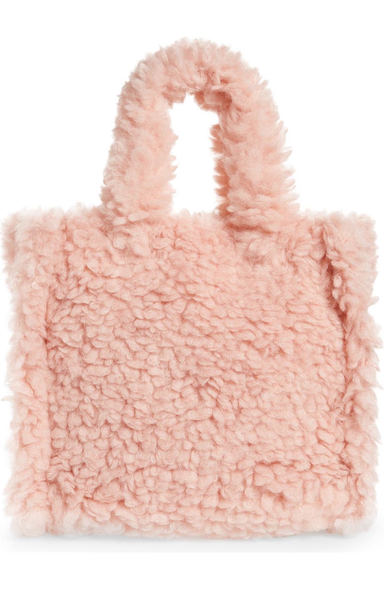 Stand Studio Medium Lolita Faux Sherling Tote, Alternate, color,