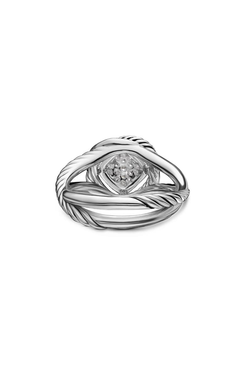 Infinity Ring with Diamonds, Alternate, color, DIAMOND