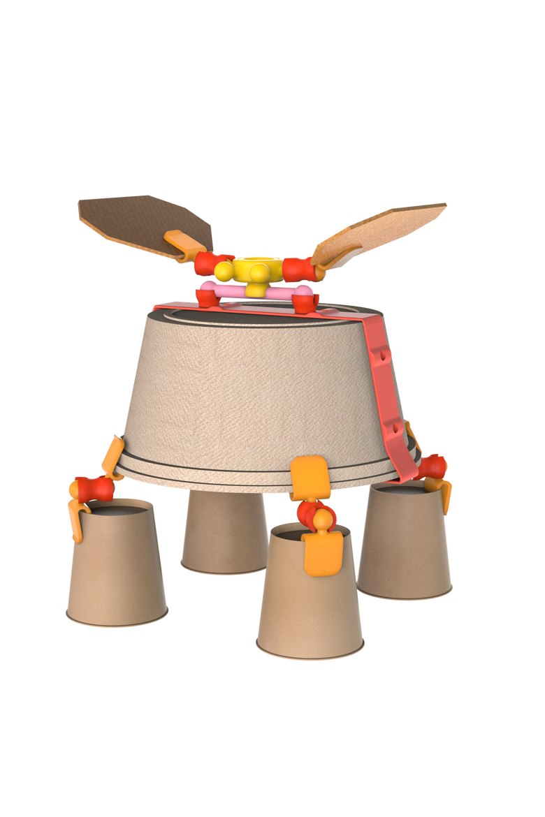 Arts and Crafts Spaceship Building Kit, Alternate, color, No Color