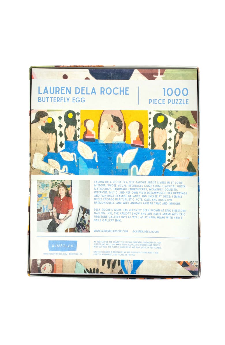 Kinstler Butterfly Egg 1000 Piece Jigsaw Puzzle, Alternate, color, Multicolored