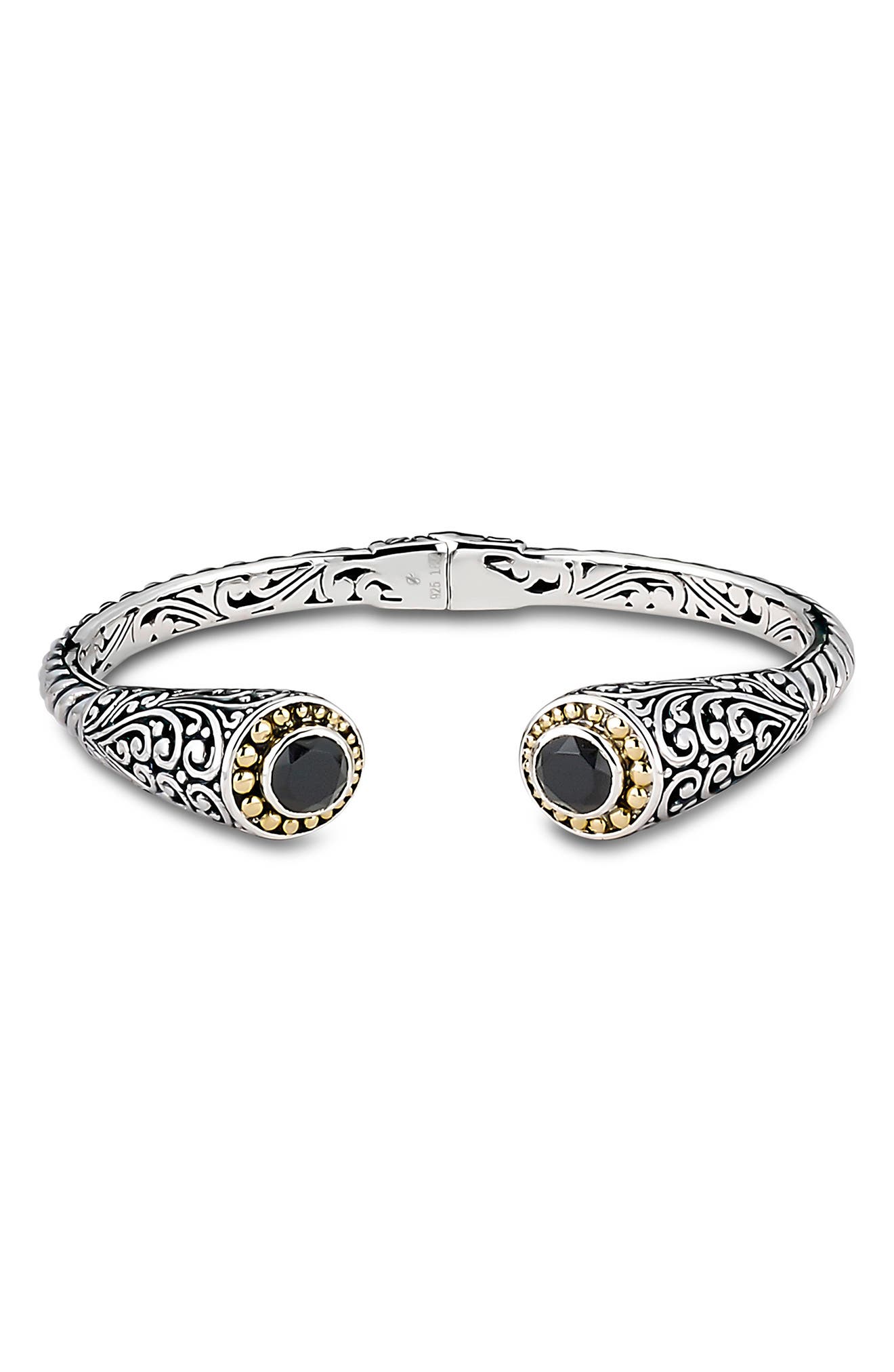 SAMUEL B. Tipped Two-Tone Bangle