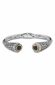 SAMUEL B. Tipped Two-Tone Bangle