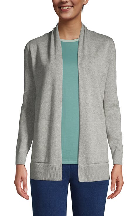 Long Sleeve Open Long Cardigan Sweater