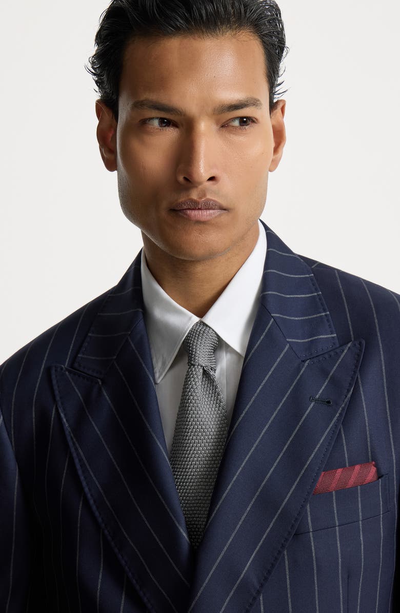 Brunello Cucinelli Knit necktie, Alternate, color, Grey