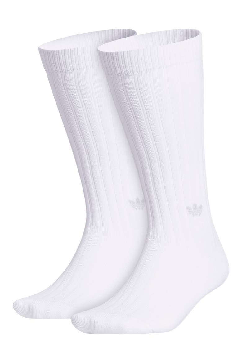 Gender Inclusive Originals 2-Pack Crew Socks, Main, color, WHITE/ CLEAR GREY