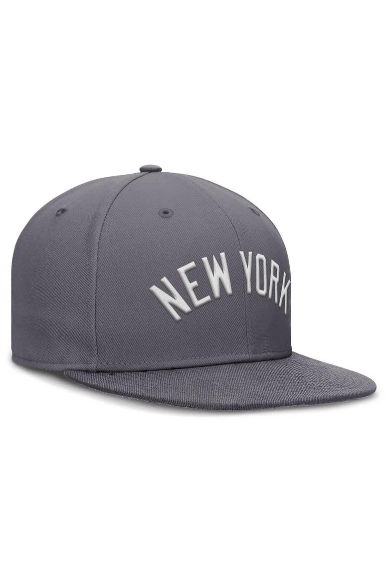Men's Nike Gray New York Yankees Performance True Fitted Hat, Alternate, color, Gray