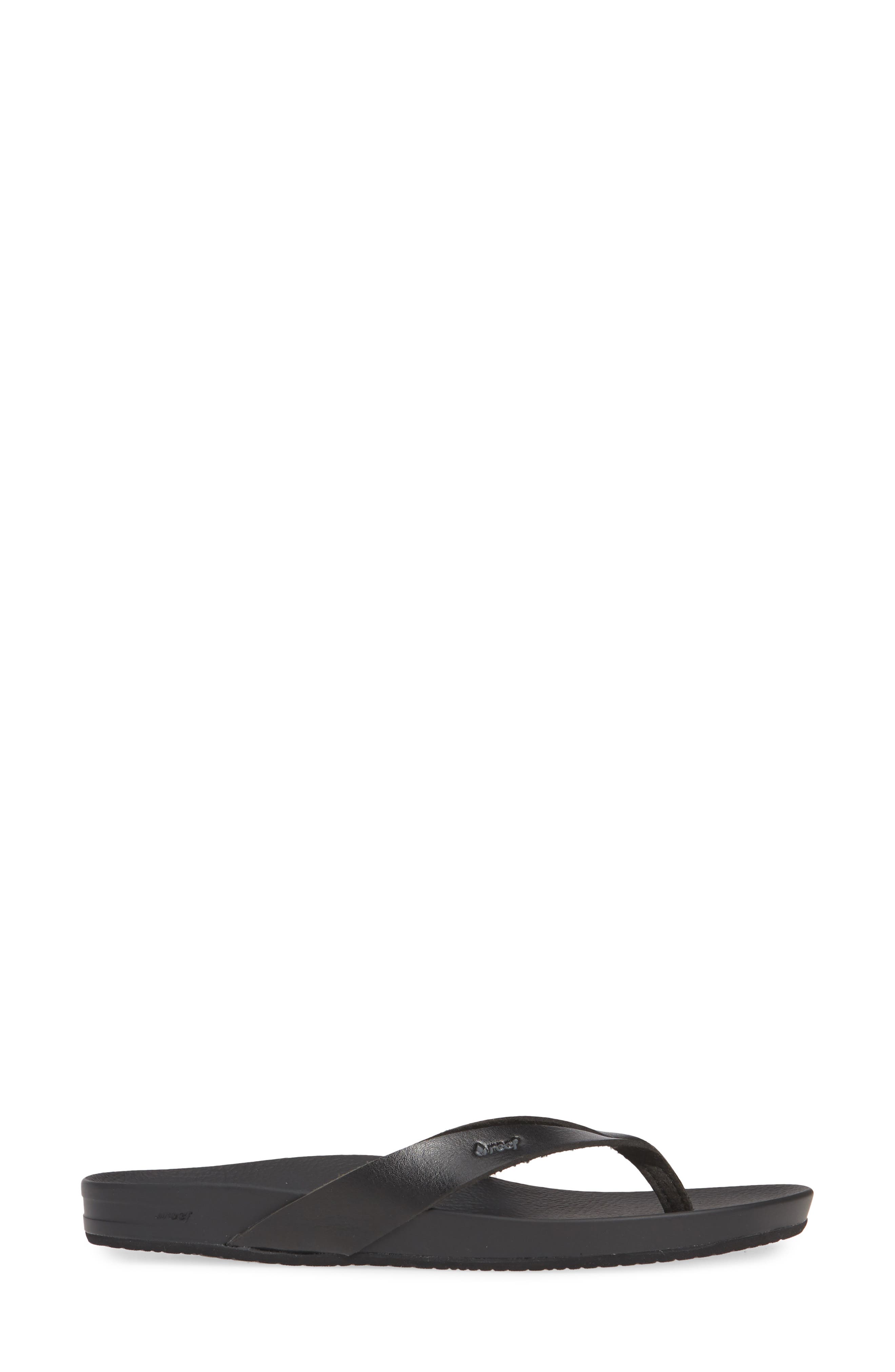 Reef Cushion Bounce Court Flip Flop, Alternate, color, Black