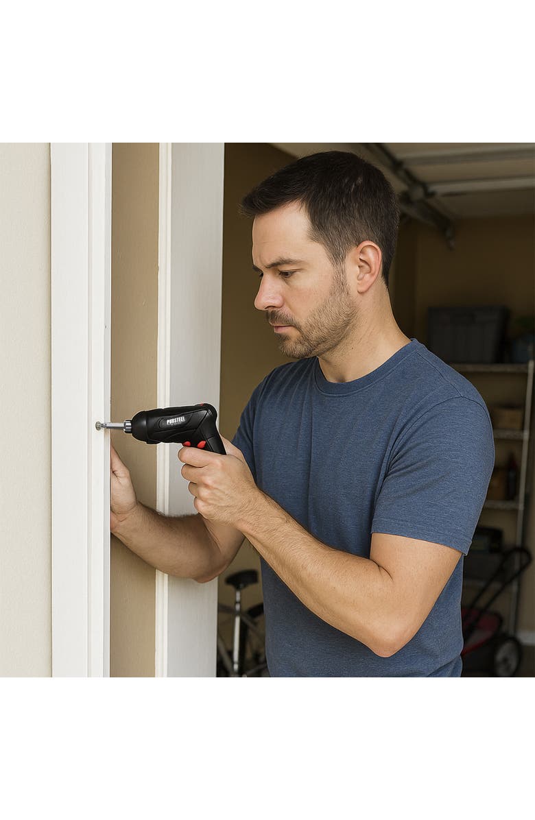 PURSONIC Electric Screwdriver 47 Piece Set, Alternate, color, Black