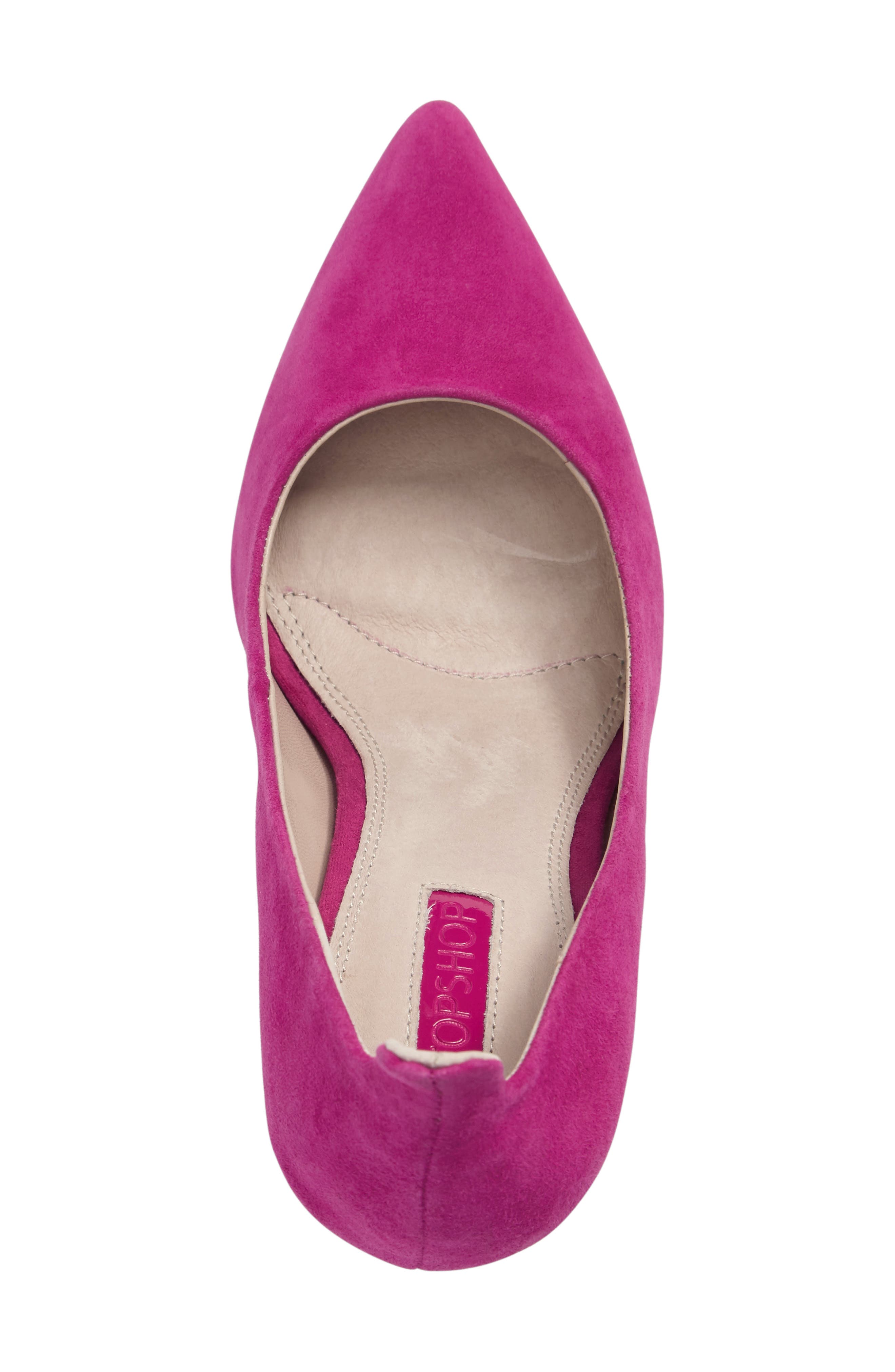 Topshop Gardenia Curve Pump, Alternate, color, 