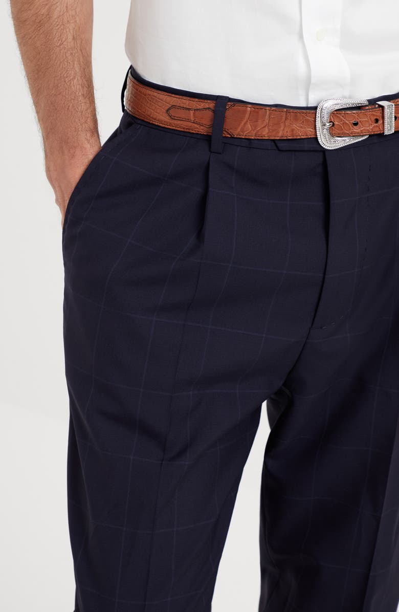 Brunello Cucinelli Trousers with pleats, Alternate, color, 