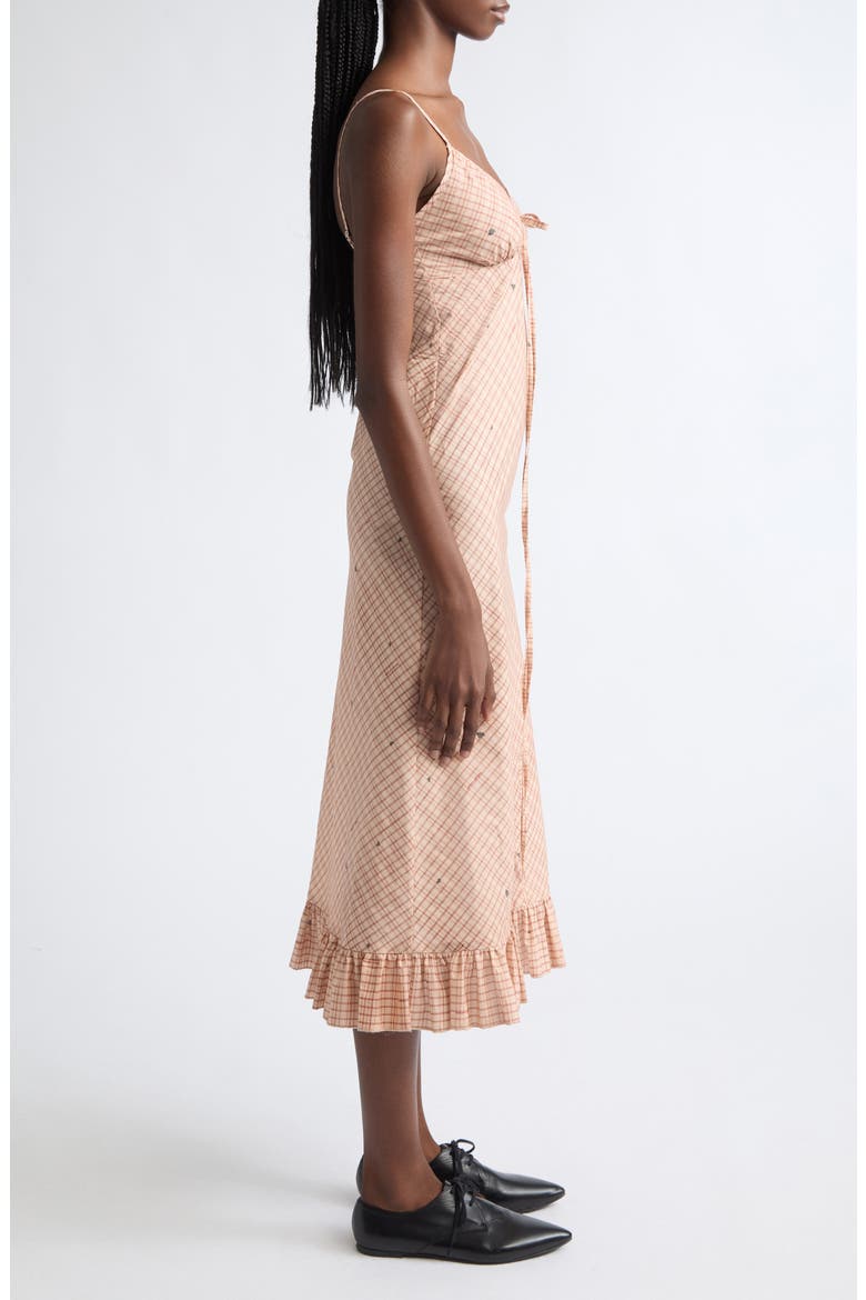 Plaid Cotton Slipdress, Alternate, color, MTPLAID-100