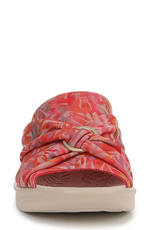 Bzees Serenade Slide Sandal In Coral