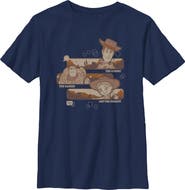 Toy Story 5 Boy's Toy Story 5 Cowboy Ranger And Sheriff Graphic T-Shirt
