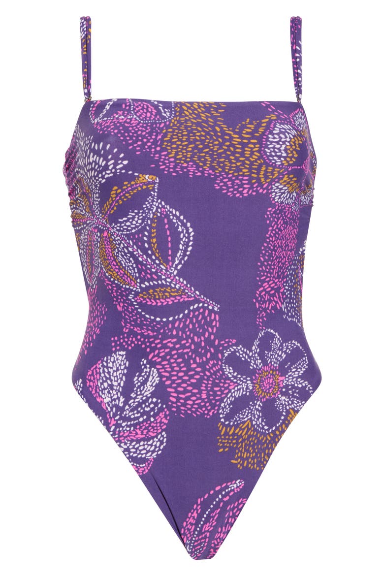 Ohana Reversible One-Piece Swimsuit, Alternate, color, PURPLE